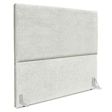 Imagem de Cabeceira Queen 160 Cm Com Frame Luna Boucle Artte Cinza Claro