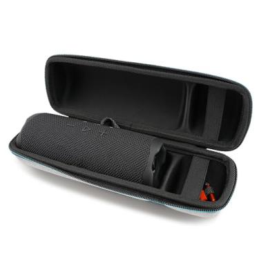 Imagem de Case Premium Rígido para JBL Flip 5, 6 e 7 – Proteção Antichoque, Compartimento para Cabos, Zíper Reforçado