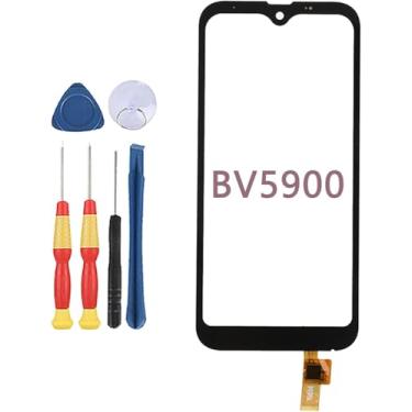 Imagem de Yuxyiony Nova tela de substituição para Blackview bv5900 tela de reparo de tela LCD e acessórios de ferramenta de substituição (apenas toque)