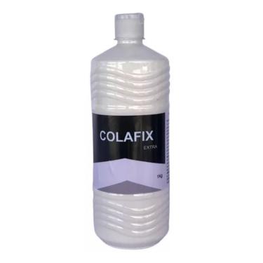 Imagem de Cola Pva Branca Extra Colafix 1200 Para Papelão Madeira 1kg