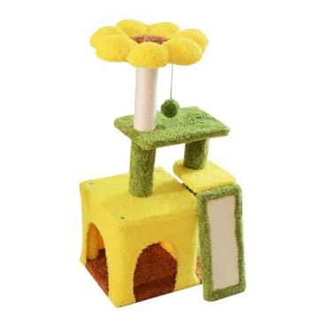 Imagem de Ｂｅｓｇａ Torre de escalada para gatos, suprimentos para animais de estimação, protetor de móveis, centro de atividades, cama fofa para gatos, poste arranhador