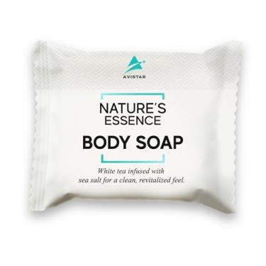 Imagem de Sabonete em barra a granel embalado individualmente – Pacote com 20 mini barras de sabão de hotel de 14 g a granel – Artigos de higiene essenciais para viagem para anfitriões e convidados, hotéis