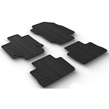 Imagem de Gledring Tapetes de borracha para todos os climas com ajuste personalizado dos EUA destinados a Toyota RAV4 (XA50) e tapetes híbridos para 2019-2025, sem necessidade de corte, ajuste personalizado