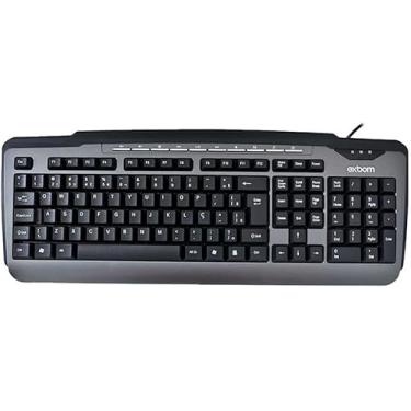 Imagem de Teclado Multimídia Semi Mecânico ABNT2 Plug & Play para Computador e Notebook | Conforto, Precisão e Digitação Rápida