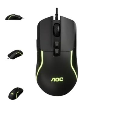 Imagem de Mouse Gamer com Fio GM170, 7200 DPI, 7 Botões, Iluminação RGB 7 Cores, Preto, 12,5x4x6,5cm, Plug-and-Play