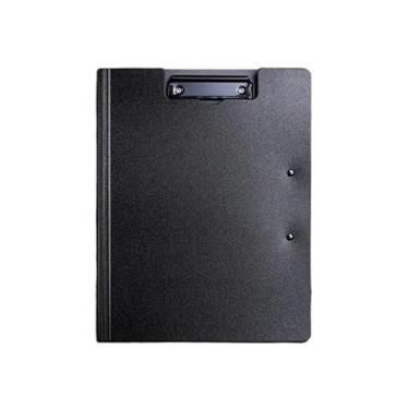 Imagem de Prancheta A4 Clip Duplo para Escritório Escolar Pasta Prancheta com Capa pasta prancheta(PRETO,2 PEÇAS)