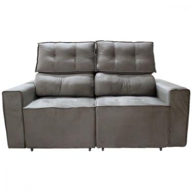 Imagem de Sofá Para Sala Reclinavel Estofado Price 180cm Veludo Castor