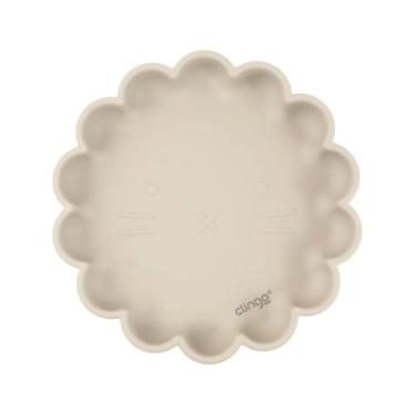 Imagem de Prato de Silicone Infantil, Design Seguro com Ventosa, Material Atóxico, 18 x 18 x 3,5 cm, para Microondas e Freezer