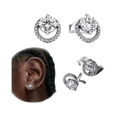 Imagem de Brincos De Pérola Em Prata Esterlina 925 Com Argola Aberta Para Mulher