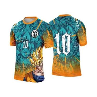 Imagem de Camiseta De Futebol Anime Dragon Ball Oversize Para Homens E Mulheres,