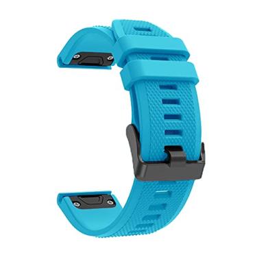 Imagem de ANZOAT Pulseira de relógio inteligente Fenix 7 7X para Garmin Fenix 6 6X Pro 5 5X Plus Epix 935 de ajuste rápido para Garmin Fenix 6 6X Pro