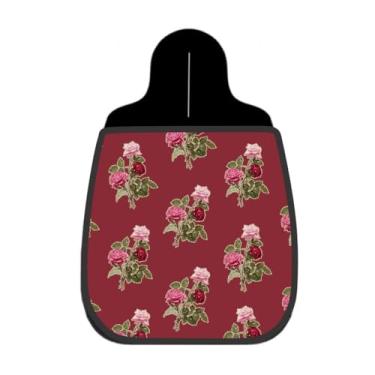 Imagem de Lixeira De Carro Organizador Lixinhocar Buquê Rosas Vermelho