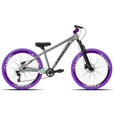 Imagem de Bicicleta Absolute Nero 5 Do Grau 26 Freio A Disco Cinza (Cinza com Roxo)