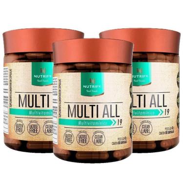 Imagem de 3x Multi All Multivitamínico - Nutrify 60 cápsulas-Unissex