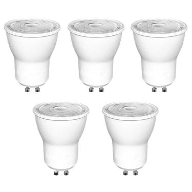 Imagem de Kit 5 Lampada Led 4000K Mr11 Mini Dicroica 4W Gu10 Bet16