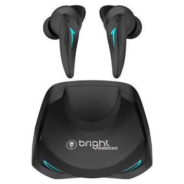 Imagem de Fone de Ouvido Bluetooth Intra-Auricular Bright FN578 - Cancelamento de Ruído Proteção IPX4 - Preto-Unissex