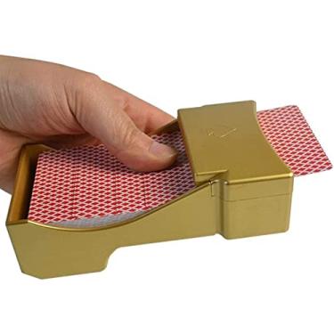 Imagem de Revendedor de cartões inteligentes, ferramenta de distribuição automática de cartas Uniersal, máquina de embaralhar pôquer de 2 baralhos, ferramenta de baralho para festa em casa ou sala de xadrez
