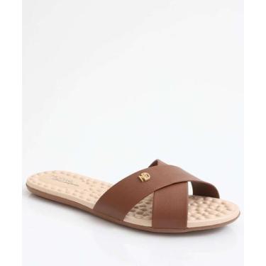 Imagem de Rasteirinha Feminina Modare Marrom-18267, Marrom, 35