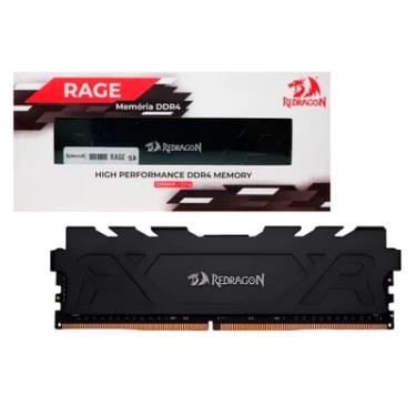 Imagem de Memoria  8GB Ddr4 3200 Cl16 1.35v Desktop Redragon Rage Gm-707 Redragon