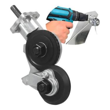 Imagem de Cortador Chapa Adaptador 1 4 Para Furadeira E Parafusadeira - Golfield