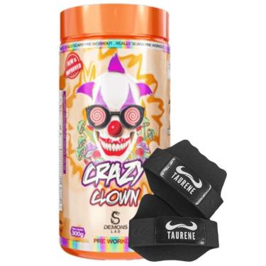 Imagem de Pre Treino Clown Crazy 300g Halloween Orange Luva Demons Lab-Unissex