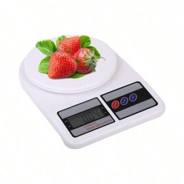 Imagem de Balança Digital de Cozinha SF-400  10kg  Precisão 1g  Alimentos, Fruta