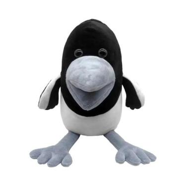 Imagem de Brinquedo De Pelúcia Macio Em Forma De Pega, Fantoche Educacional Sens