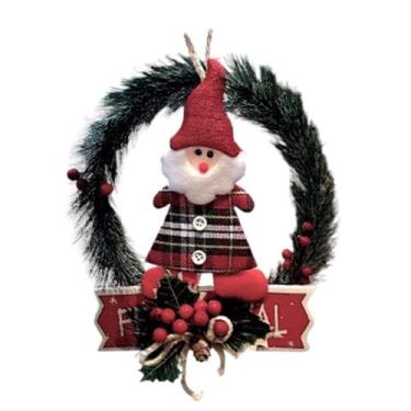Imagem de Guirlanda Natalina com Papai Noel - Genérico