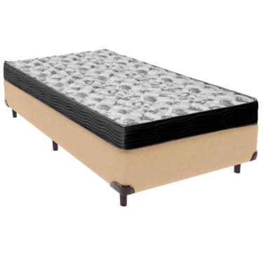 Imagem de Cama Box Solteiro e Colchão ISO 100 D33 Ortobom Ocre