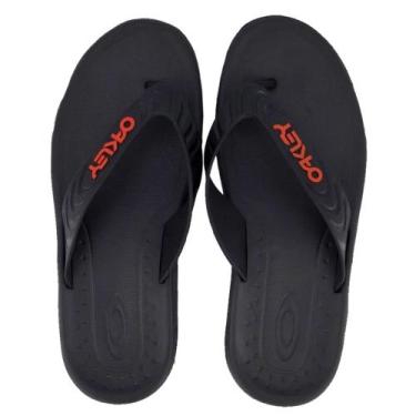 Imagem de Chinelo Oakley Crowd B1B Preto, 41, Preto