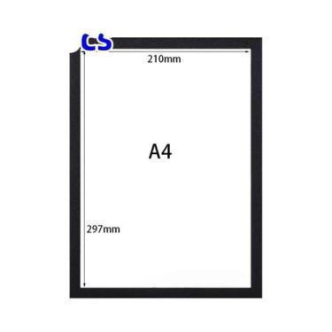 Imagem de Quadro Magnético Para Exibição De Pôsteres A4 A5 A6, Adesivo Reutilizá