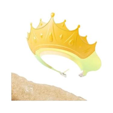 Imagem de Touca De Banho Ajustável Para Bebês, Protetor De Ouvido Infantil, Escu