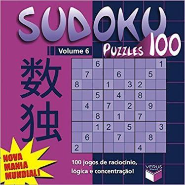 Imagem de Livro - Sudoku Puzzles 100 (volume 6) - 100 jogos de raciocínio, lógic