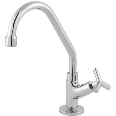 Imagem de Torneira de Cozinha Bancada 1/4 de Volta 2191 C39 Levanzo Cromado
