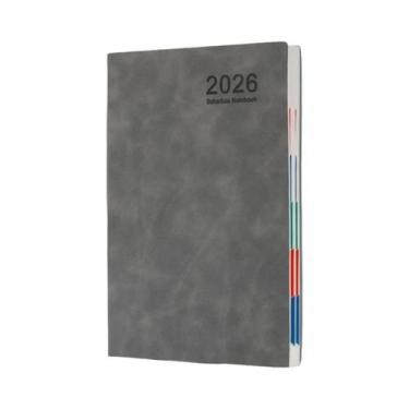 Imagem de Caderno A5 De Couro PU, Agenda Diária E Semanal De 365 Dias, Diário Po