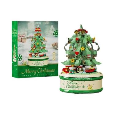 Imagem de Caixa De Música Miniatura De Natal Com Papai Noel Para Crianças, Brinq