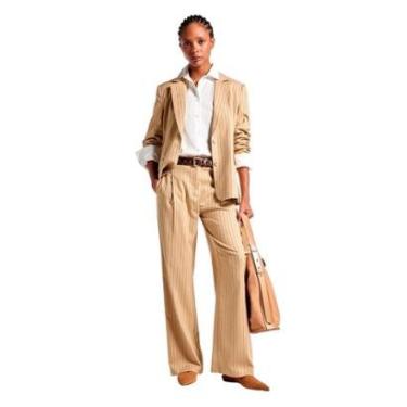 Imagem de Blazer Hering Feminino Bege Fio Tinto Decote-Feminino