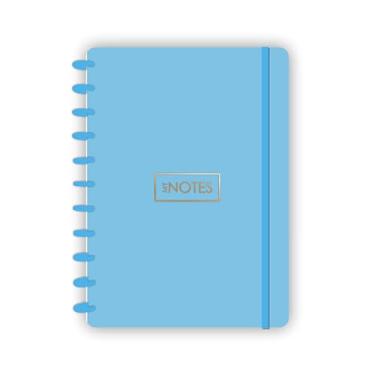 Imagem de Caderno de Disco Flex a Azul A4 com 80 folhas abyara graf (tipo caderno inteligente)