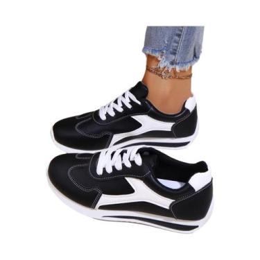 Imagem de Tênis Femininos plus Size Confortáveis Para Primavera, Versáteis, Casu