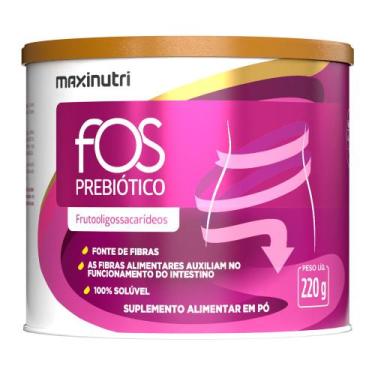 Imagem de Suplemento FOS Rico em Fibra Prebiotica Lata 220g Maxinutri