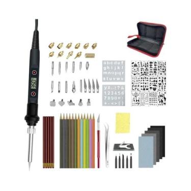 Imagem de Ferro De Solda Digital De 80W Com Temperatura Ajustável, Conjunto De F