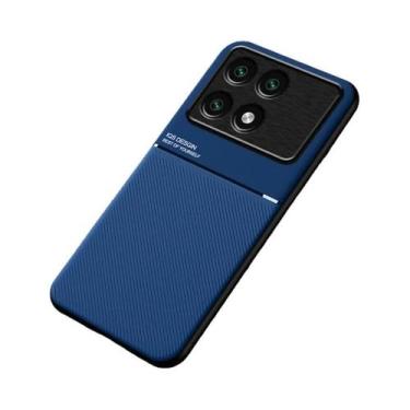 Imagem de Capa Magnética Com Textura De Couro Para Mi POCO X6 X7 pro F6 pro M6 p