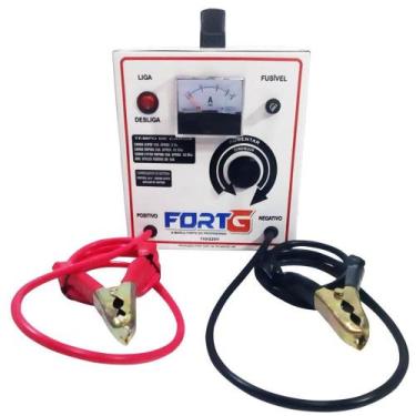 Imagem de Carregador de Bateria 50A 110/220V com Auxiliar de Partida - FORTG