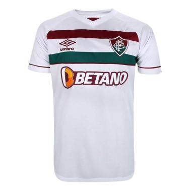 Imagem de Camisa Fluminense 2023 Umbro II Branco Patrocinio Betano-Masculino