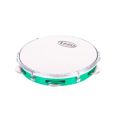 Imagem de Pandeiro AC3127 10 POLEGADAS em ABS Leve com Pele Metalizada e 5 Pares de Platinelas Ve...