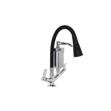 Imagem de Torneira com Filtro para Cozinha Dual Flex Monocomando de Bancada em Aço Inoxidável Cro...