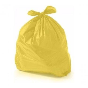 Imagem de Saco para Lixo Saco Amarelo para Lixo 100 Litros 2 Pacotes 100 Sacos 75 cm X 90 cm Higi...