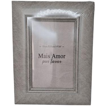 Imagem de Porta-retrato DV80434 para Foto 10X15CM com Design Clean e Elegante Ideal para Sala, Quarto Ou Escritório Amadeirado
