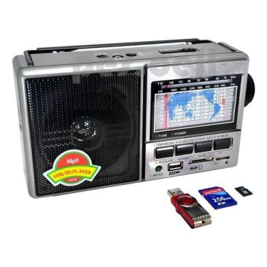 Imagem de Rádio Com Bluetooth Portátil Analógico Am/Fm/Sw 9 bandas Le-604 - Envi
