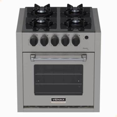 Imagem de Fogão De Embutir 4 Bocas Venax Gaudi Line Inox 51,8l Gás Glp Automátic